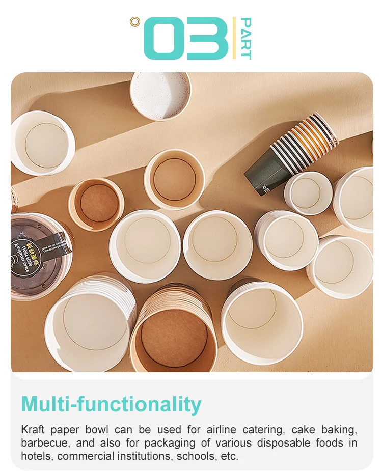 Microwavable Soup Container Take Away Soup Noodle Containers Kraft ...