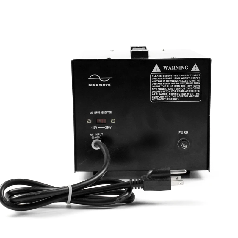 降压220V至110v电压转换器变压器110V至220V 240v 2000W发电机电源转换