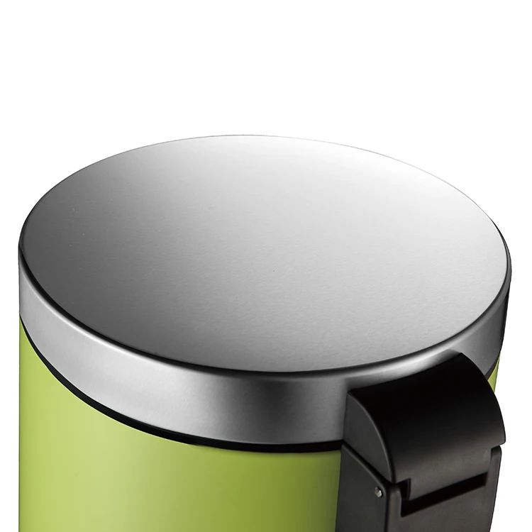 JAVA FACTORY WHOLESALE 3L Home Custom Sanitary Stainless Steel Dust Garbage Waste Trash Pedal Bin