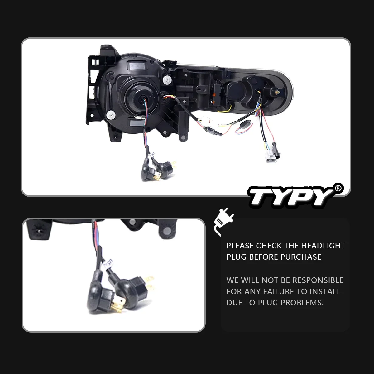 TYPY車用ライトトヨタFJクルーザーヘッドライト2007-2024 LEDプロ