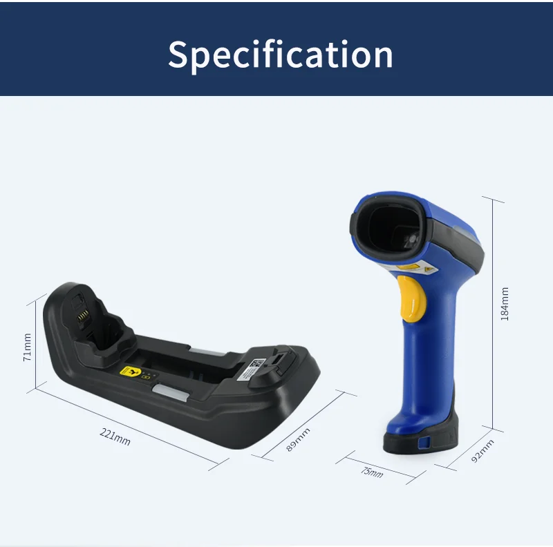 Industrial level portable Bar Code gun 2D Barcode reader 3d barcode scanners qr scanner