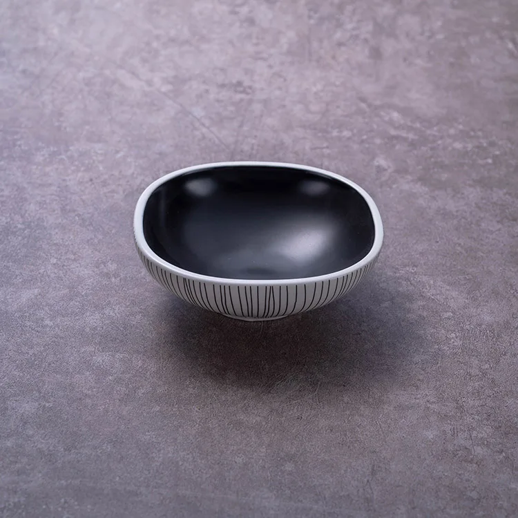 Serviettes En Papier à Bandes Noires Et Blanches - Fiesta Republic