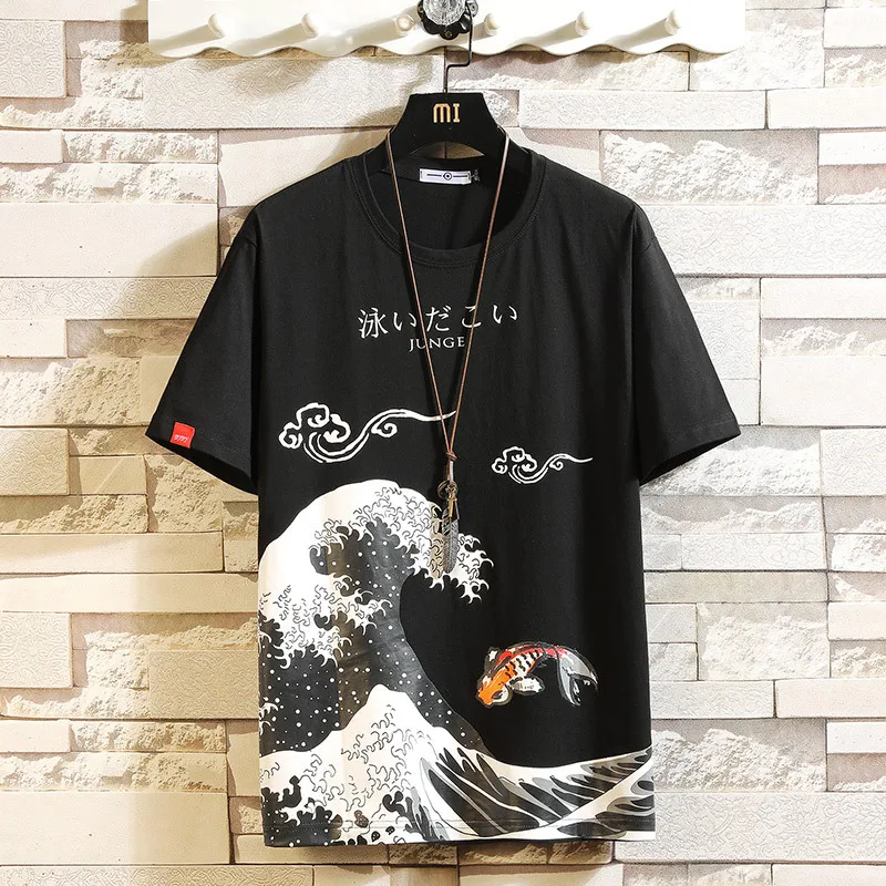 Plus Size Mens Anime Cat Houston Print T Shirt For Summer Oversized Trendy  Short Sleeve Tops For Big Tall Males Mens Clothing, 90 Days Buyer  Protection