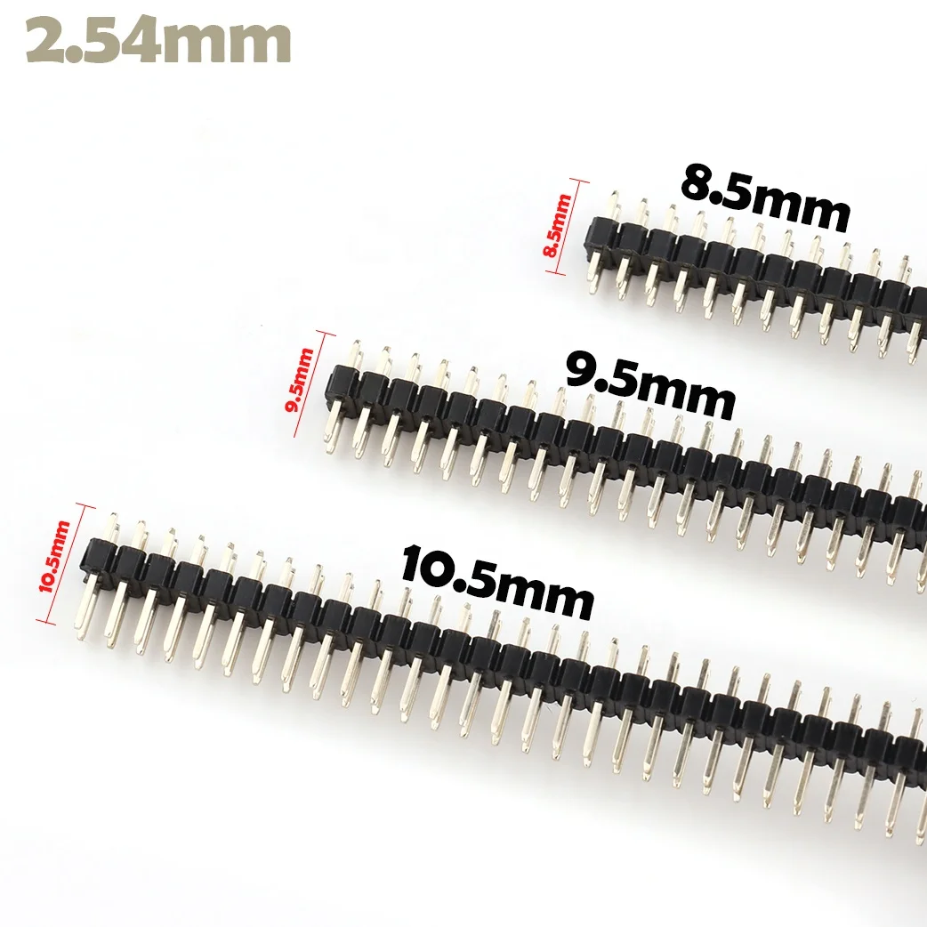 N様 2.54mm Single Row Pin Headers - Reliable and Durable Connectors