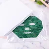 Maschera per il viso di avventurina verde