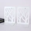 Old model white bookend, single