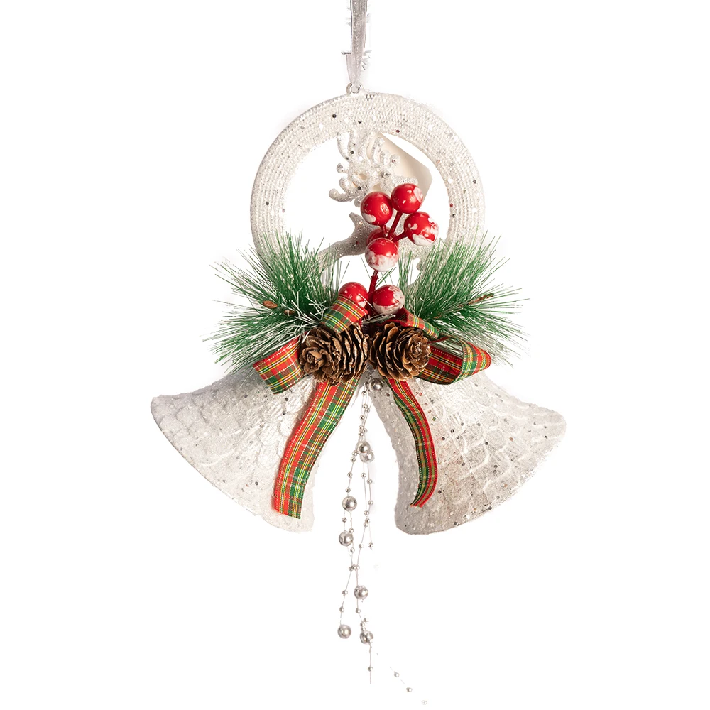 wholesale christmas bell decorative pendant bell outdoor hanging