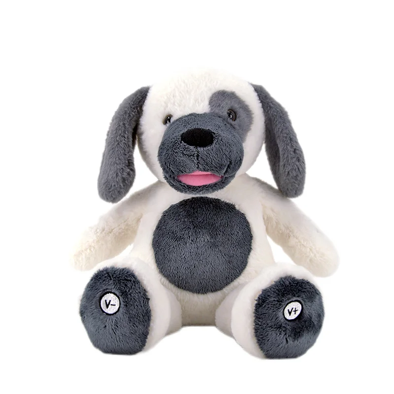 Custom Creative Plush Dog with Bluetooth Led Light up Stuffed Animals Dog Toys Electronic Toys Plush Toys with Lights