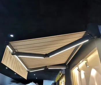 Outdoor Automatic Sun Room Weatherproof Impact-Resistant Solar Frames Construction Sun Shade Aluminum Profile