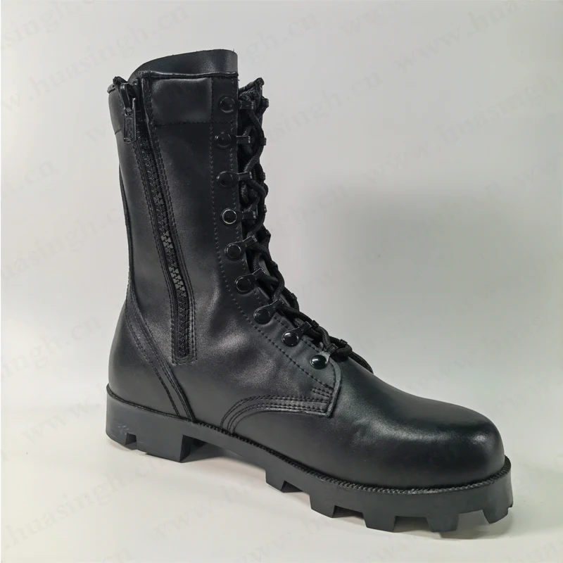 Fcl-botas Militares Antigolpes De Cuero De Vaca Genuino,Con Cremallera  Lateral,Sin Marcado,De Combate,Hsm095 - Buy La Genuino Cuero De Vaca  Anti-shock Botas Militares,Botas Militares Con Cremallera Lateral,No-marca  Botas De Combate. Product on Alibaba.com