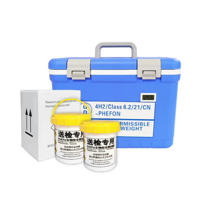 Certified UN3373 Infectious Substance Triple Packaging Container