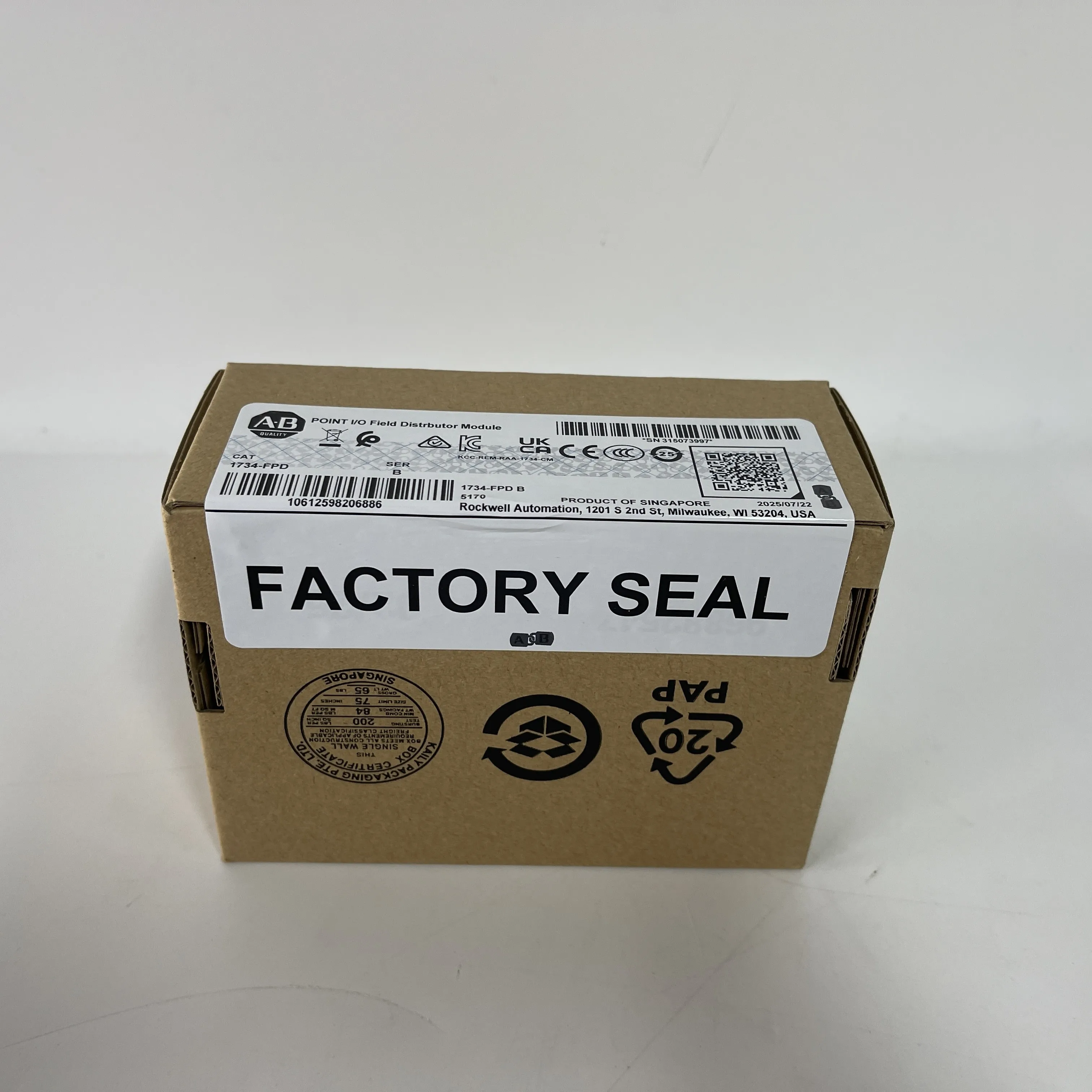 Allen-Bradley POINT I/O Field Distributor Module 1734-FPD