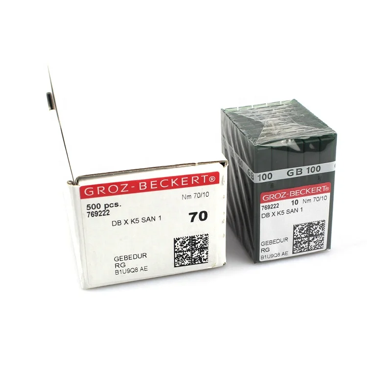 Sewing Needles Groz Beckert DBxK5 SAN1 Gold Needles for Embroidery Machine