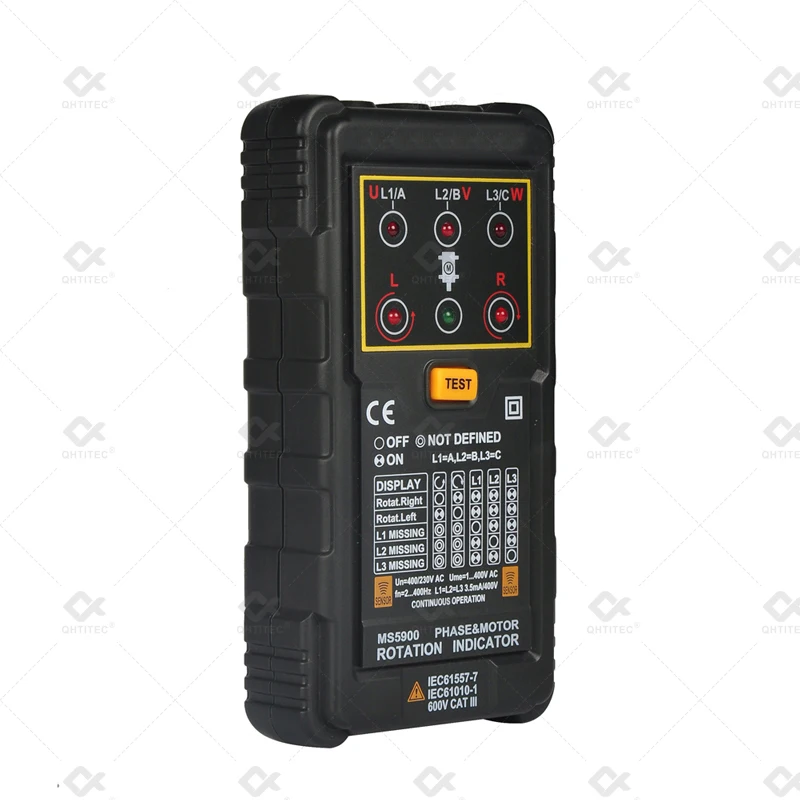 Phase Rotation Indicator Led Panel Ms5900 Motor & Phase Rotation Indicator Sequence Tester Digital ...
