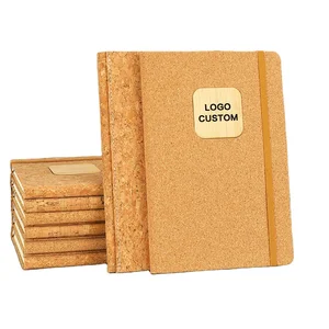 Custom Eco-friendly Cork Cover A5 Business Journal Notebook Gift with LOGO