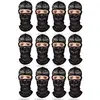 Paquete de 12 máscaras de encaje para todo el rostro Balaclava - Negro