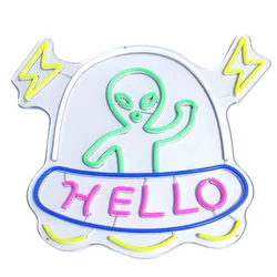 Индивидуальный цельный наружный водонепроницаемый астронавт пыленепроницаемый светодиодный неоновый знак для наружного украшения