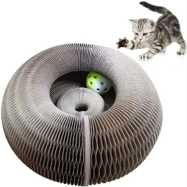 Free sample Pop Magic Organ Cat Claw board Cat toy with bell  Claw claw Cat climbing pet supplies