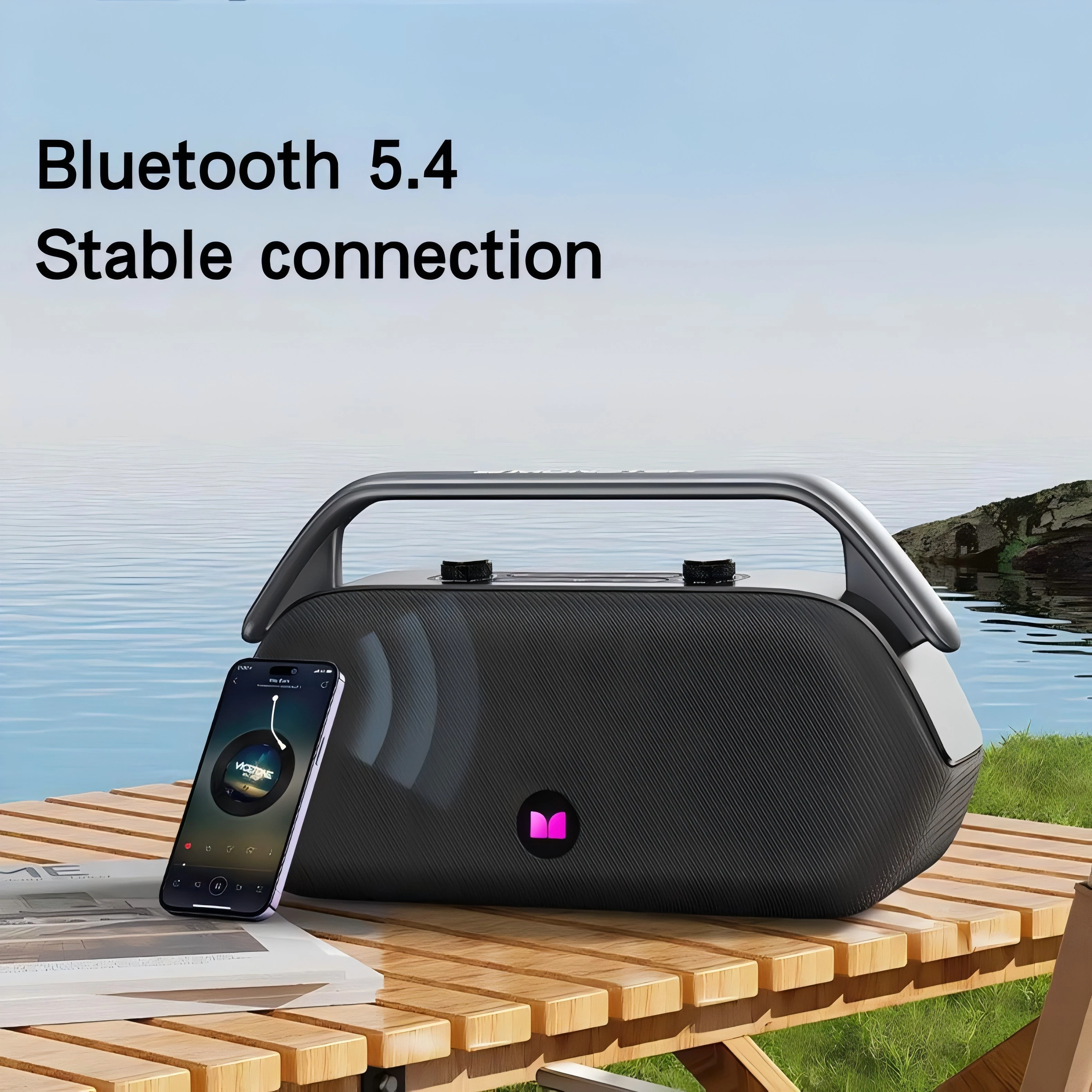 High Quality Monster P16 BT Speaker Waterproof Portable Mini Speaker  Stereo Bass Outdoor Speaker With Wireless Microphone
