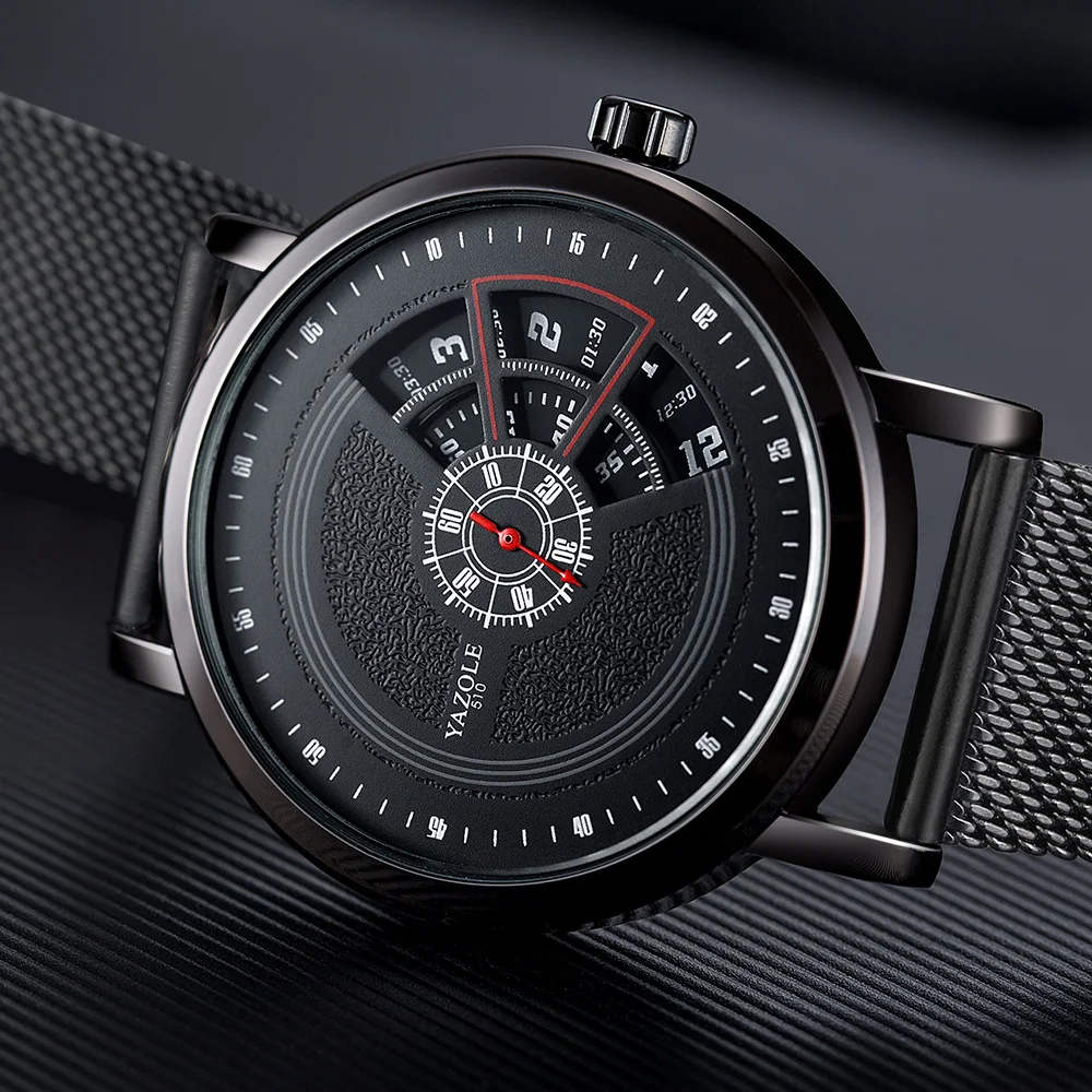 YAZOLE 509 Fashion Creative Men's Watches Waterproof Quartz