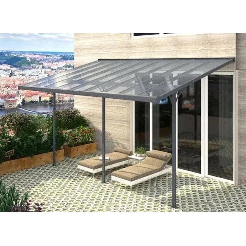 New Design Patio Cover Doors Canopy Rain Shelter Terrace Sunshade Awning Aluminum Canopy