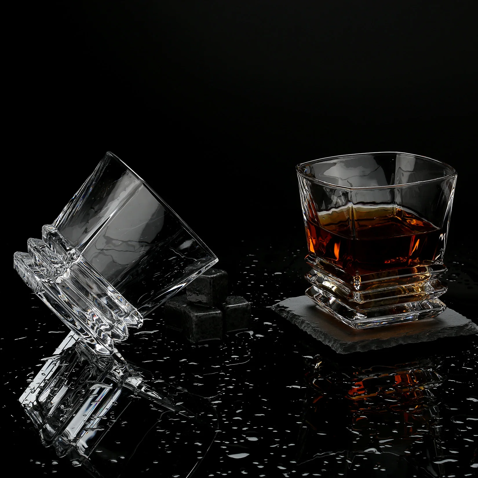 Buy Wholesale China Creative Gift Whiskey Glass Cup Unique Crystal Liquor Glass  Cups, Premium Rocks Glass Bottle & Whiskey Glass at USD 3