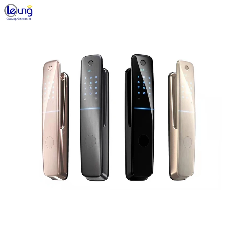 Automatic S922 Tuya APP Remote Control Doorlock Digital Fingerprint Electronic Password Key Card Smart Home Door Lock