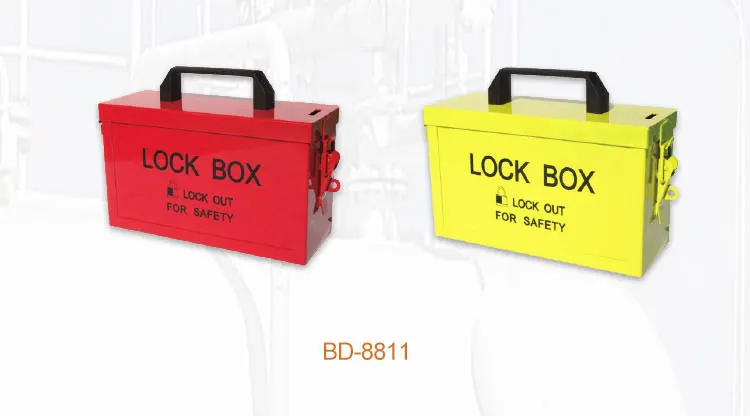 Group Lockout Tagout Kit Portable Lockout Box Single Management Carbon ...