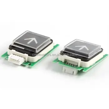 LHB-051A Elevator Button Board - Square Push Button with Full Characters for ELENESSA Elevator