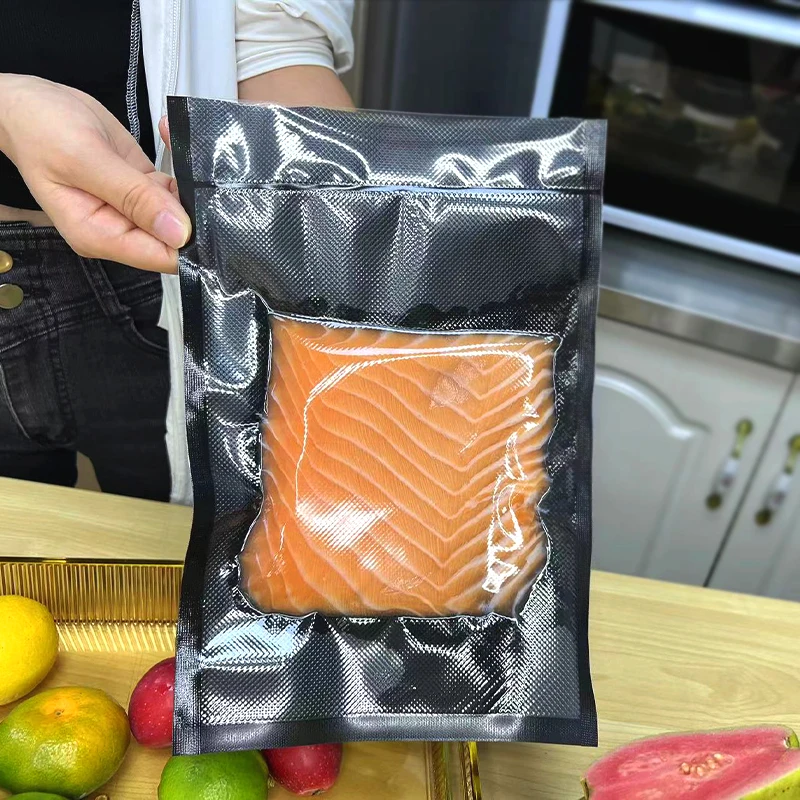 Vacuum Sealer Bags Packing For Food Custom Printed Biodegradable Vacuum