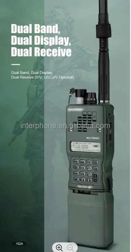 AN/PRC-152A(UV) トランシーバー2024 TCA PRC 152A UV GPSラジオ15W