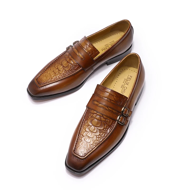 Italian Design Handmade Slip on Male Wedding Party Shoes Pointed Toe Penny Loafers