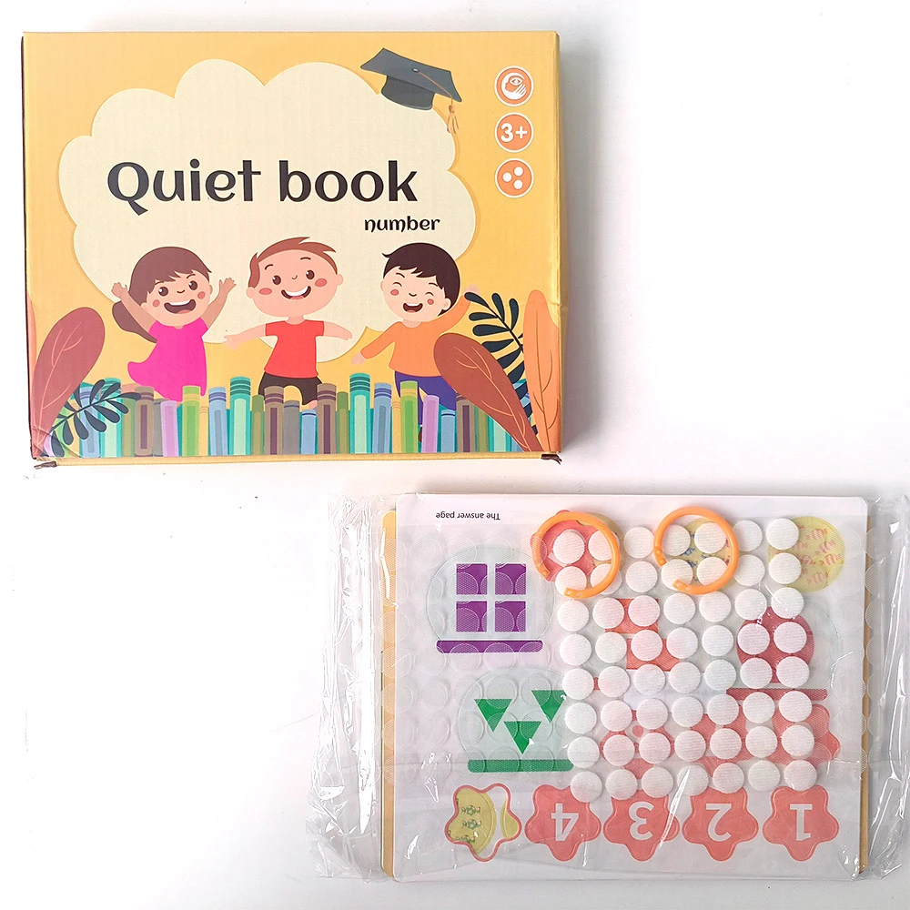 Factory Customization Quiet Book for Toddlers Montessori Busy Book for Kids Vehicle Space Body Learning Activities Education Toy