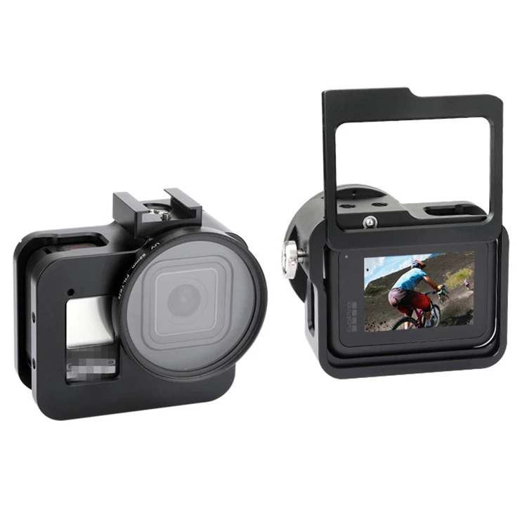 For Gopro Hero 8 Black Camera Protective Housing Case 52mm UV Lens Filter Set 