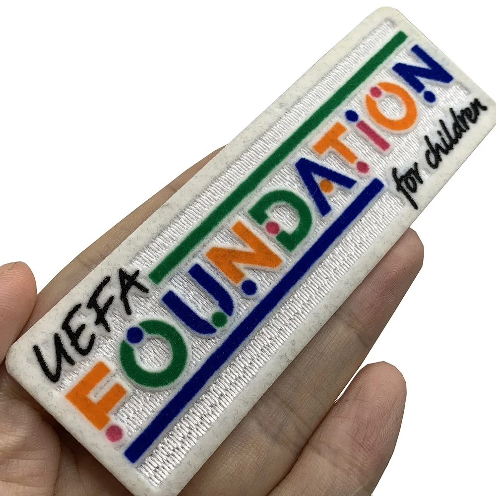 Eco-Friendly Iron on Custom 3D Numbers Letter Name Logo Flock Heat Transfer Printing for Garment
