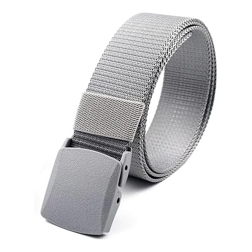 Hot Selling Wear-resistant Training Nylon Belts Men Adjustable Canvas Tactical Training Belt With Plastic Buckle