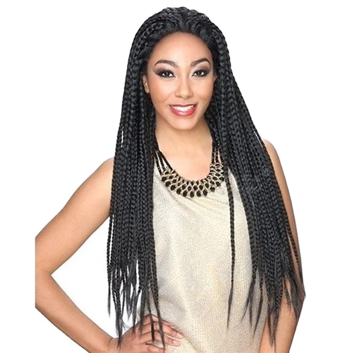 fully braided lace front wigs