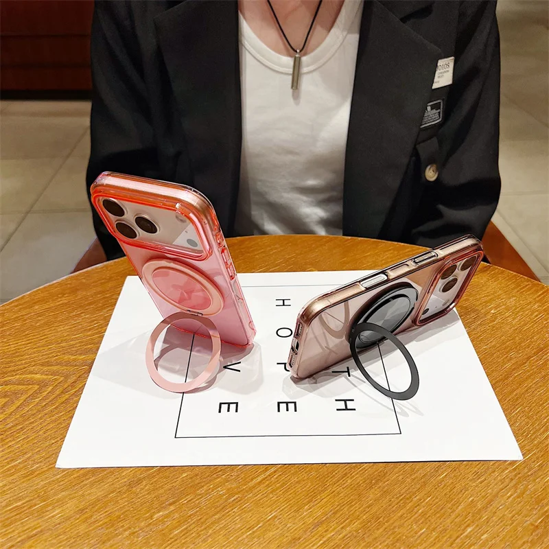 Compass Magnetic Stand Phone Case for iPhone 17 & More