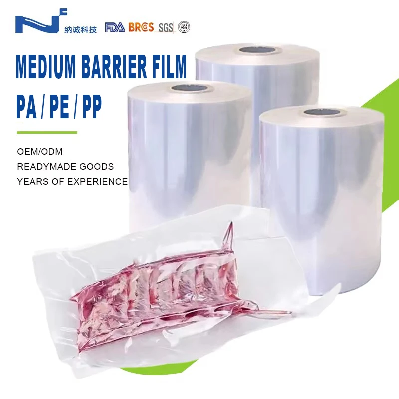 Eco-friendly PE Plastic Film for Freezer Use Soft Food Grade Polyamide Polyethylene for Meat Fish Sandwiches Glossy Affordable