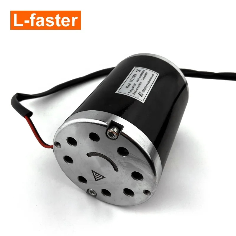 Cheap Diy 48V 1000W Electric Scooter Go Kart Brushed DC Motor 80cc Motorised Bike Kit