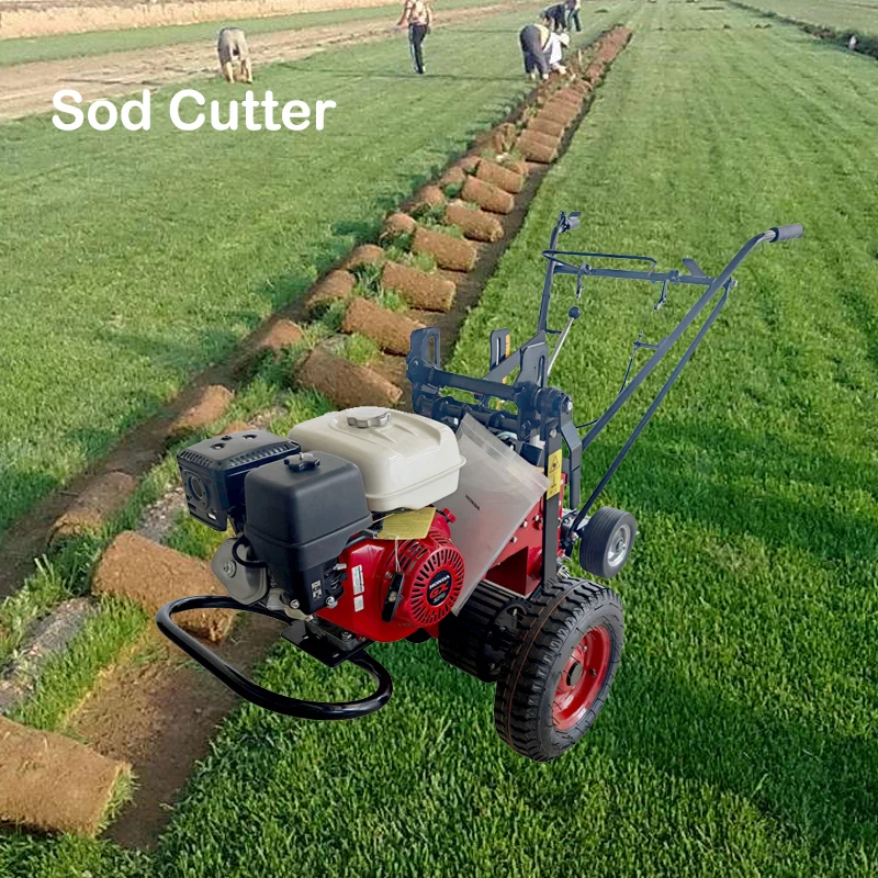 Industrial 173cc Gas-Powered Manual Sod Cutter Eco-Friendly Turf  Maintenance Machine for Residential Lawn Renovation Soil