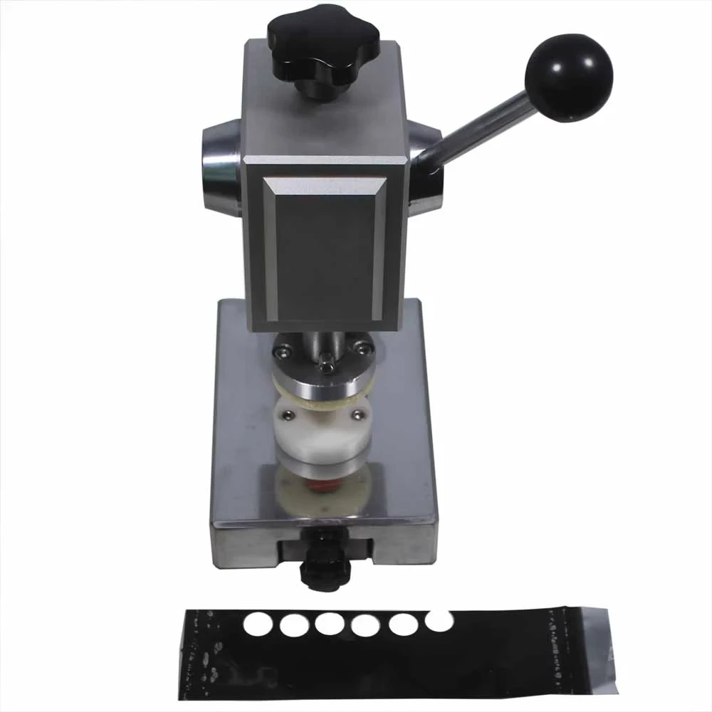 Lab Manual Button Battery Electrode Cutting Machine For Coin Cell Hole
