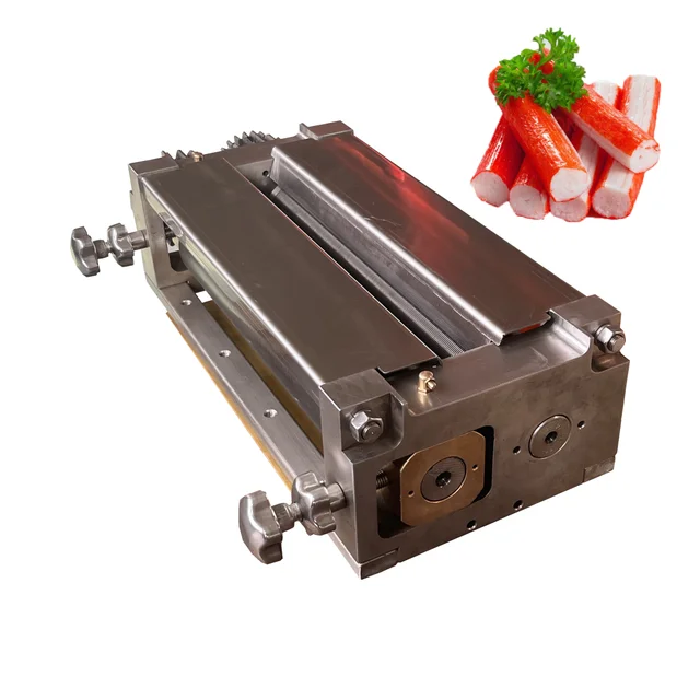 Source Factory SS304 Customized CNC Turning Surimi Cutter for Crab Meat Fish Processing Factory