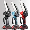 Red Cordless Chainsaw