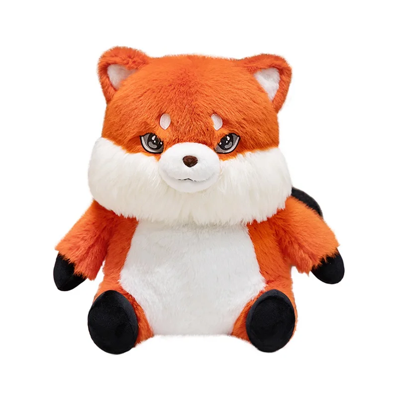 28*45cm Orange Fox Stuffed Toy Perfect for Kids Adults