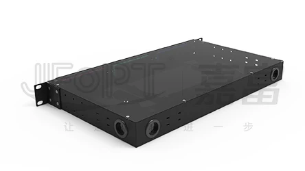 19 Inch 1U 2U 24 Port Fiber Optical Patch Panel Metal Box