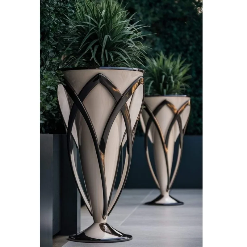 Outdoor Flowerpot Tree Planter Waiting Chair Seat Shopping Mall Outdoor Special Design Leisure Creative Leisure Furniture
