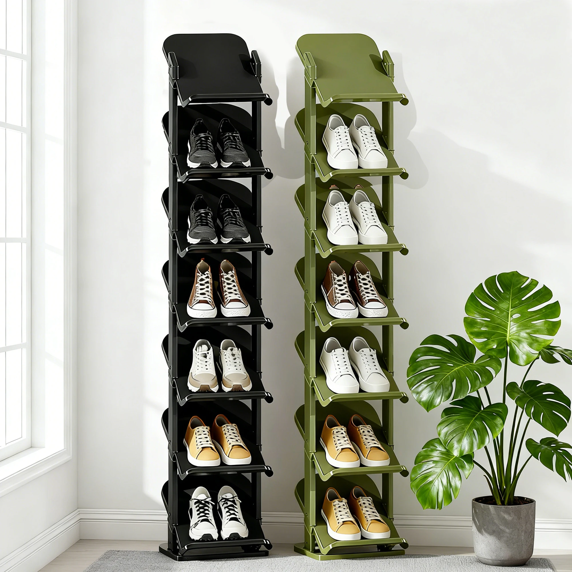 Detachable Multi-Layer Shoe Rack Colorful Simple Household Storage Cabinet Efficient Space Saving Solution