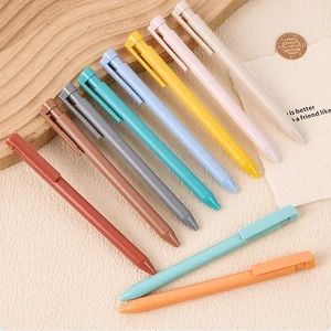 Hot Selling Colorful Plastic Ball Pen With Custom Logo Office Supplies Cheap Promotion Click Plastic Ballpoint Gift Pen