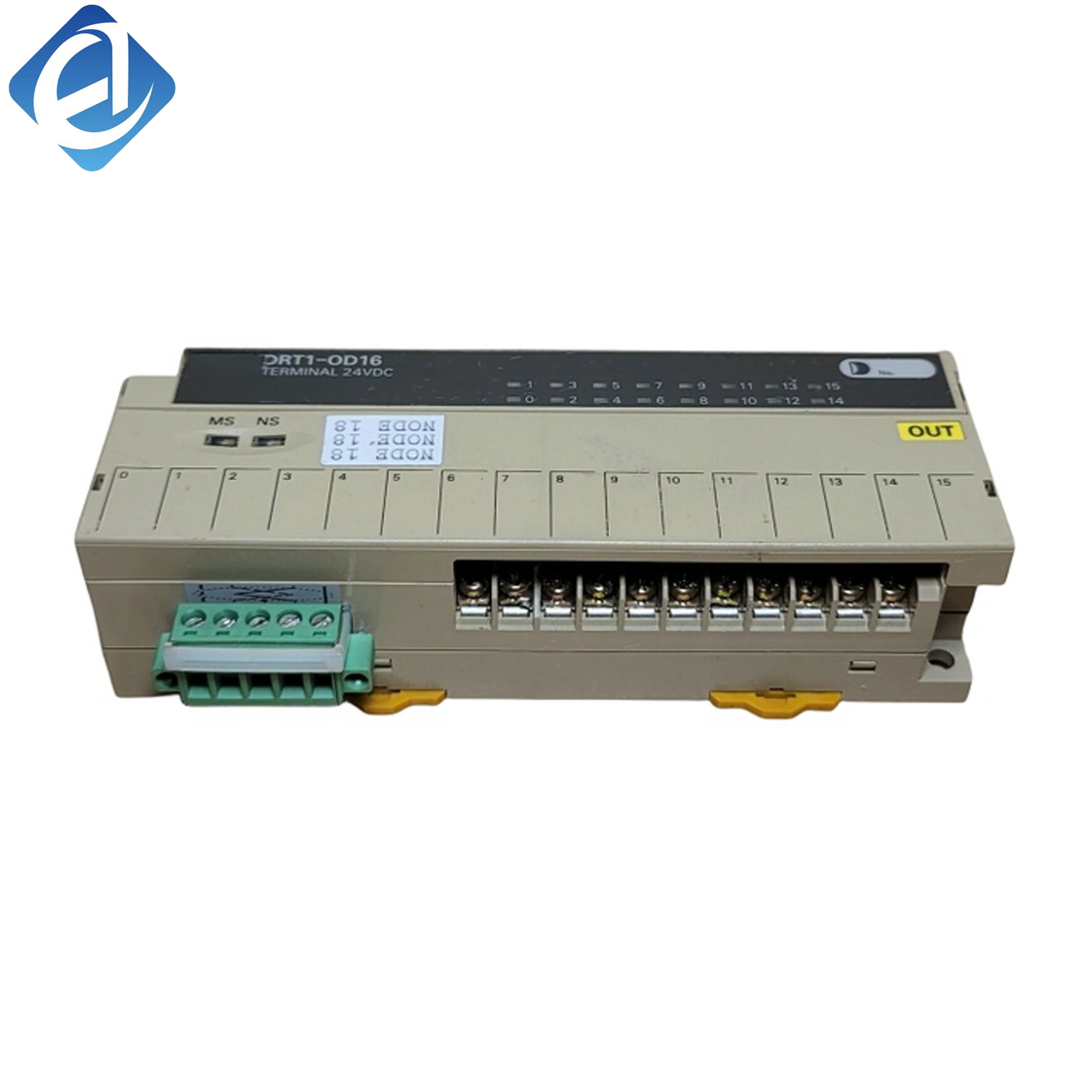 New Original Omron DRT1 series remote digital output module. Equipped with 16 transistor output channels, realizes stable signal transmission via DeviceNet bus. Widely used in distributed industrial control, on-site equipment control and automated product